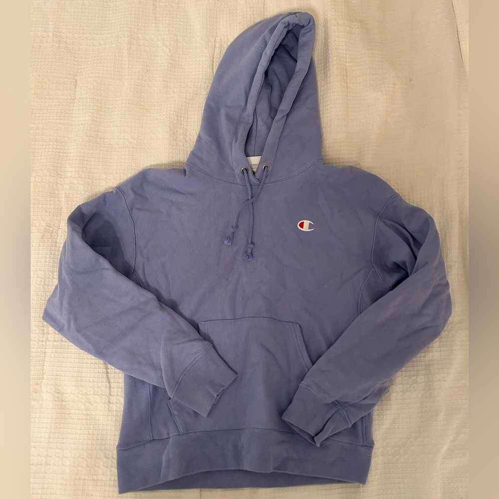 Champion Women’s Hoodie Sweatshirt Periwinkle
